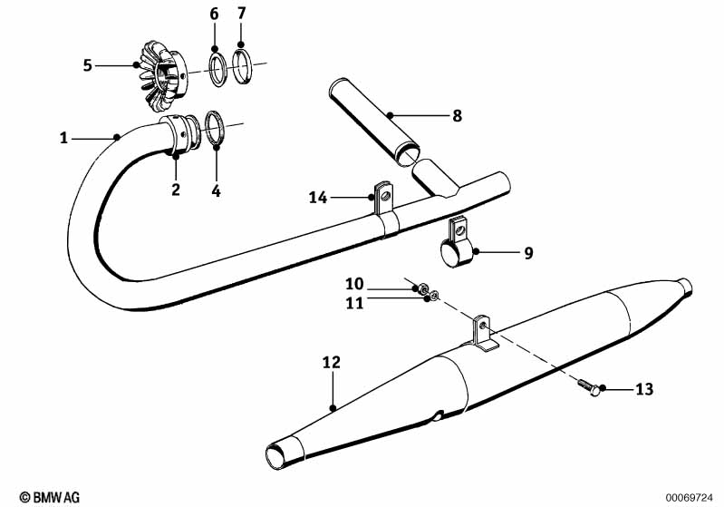 Genuine BMW 18114090258 Clamp Ring (Inc. R69 & R69 S) | ML Performance UK Car Parts