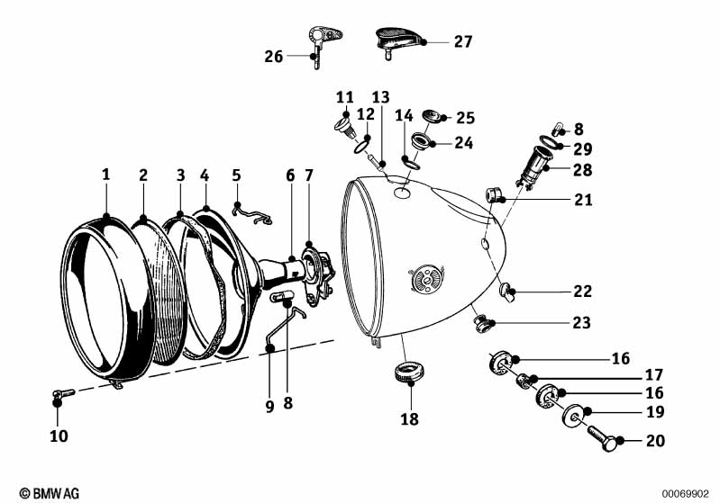 Genuine BMW 63121353623 Gasket (Inc. R51/2, R67/2/3 & R60) | ML Performance EU Car Parts