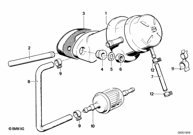 Alimentation en carburant/pompe/filtre