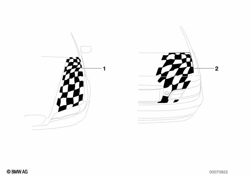 Individual adhesive film