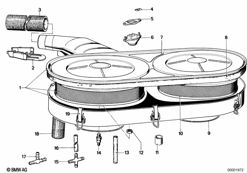 Intake silencer / Filter cartridge Intake silencer / Filter cartridge