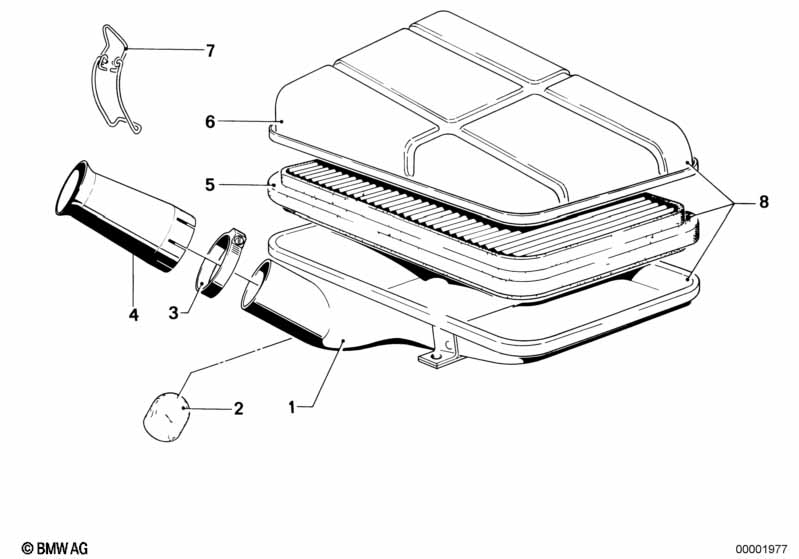 Intake silencer / Filter cartridge Intake silencer / Filter cartridge