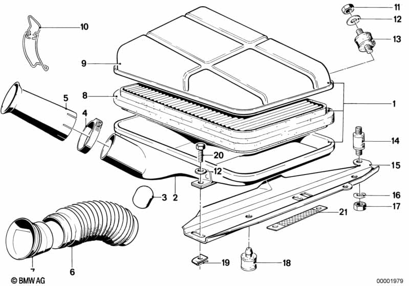 Intake silencer / Filter cartridge Intake silencer / Filter cartridge