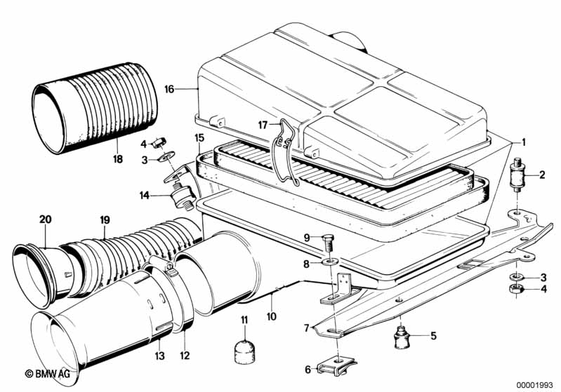 Intake silencer / Filter cartridge Intake silencer / Filter cartridge