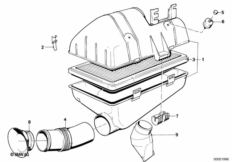 Intake silencer / Filter cartridge Intake silencer / Filter cartridge
