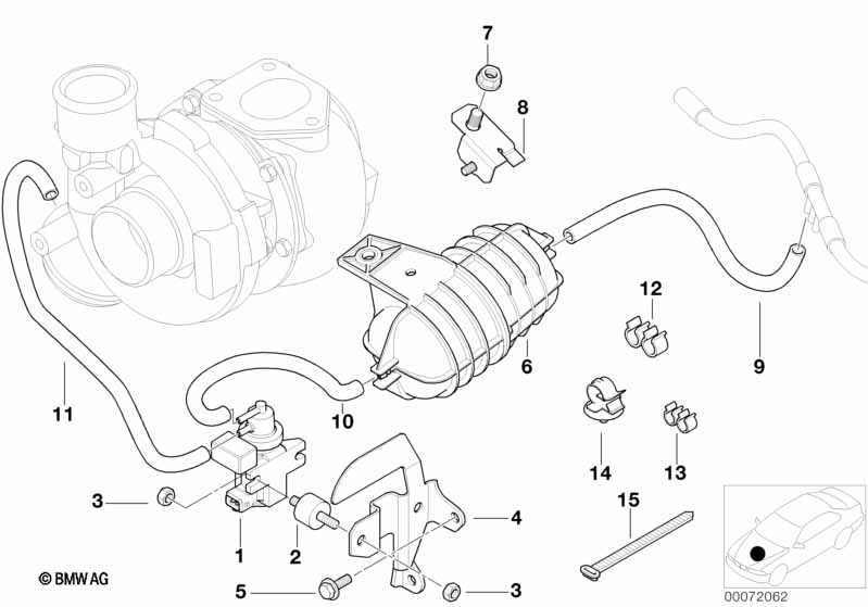 Genuine BMW 11657791500 E53 Holder (Inc. X5 3.0d) | ML Performance UK Car Parts