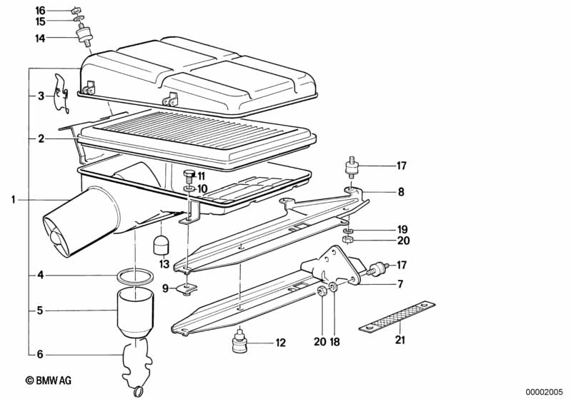 Intake silencer / Filter cartridge Intake silencer / Filter cartridge