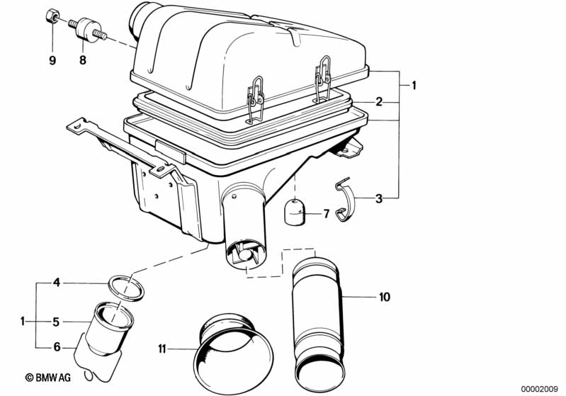 Intake silencer / Filter cartridge Intake silencer / Filter cartridge