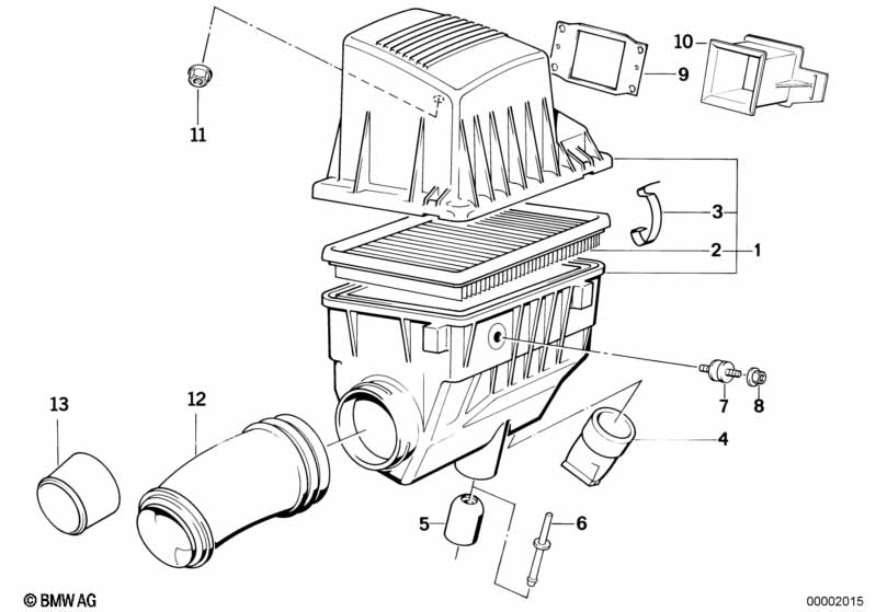 Intake silencer / Filter cartridge Intake silencer / Filter cartridge