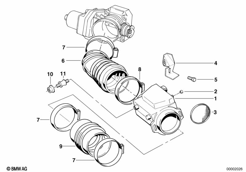 Mass air flow sensor