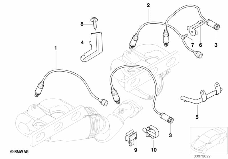 Lambda Probe Fixings
