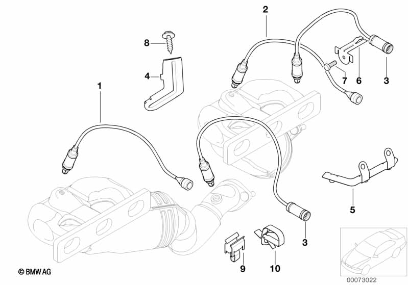 Lambda Probe Fixings