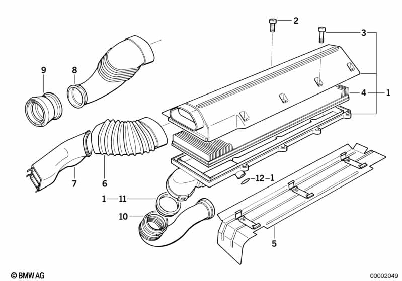 Intake silencer / Filter cartridge Intake silencer / Filter cartridge