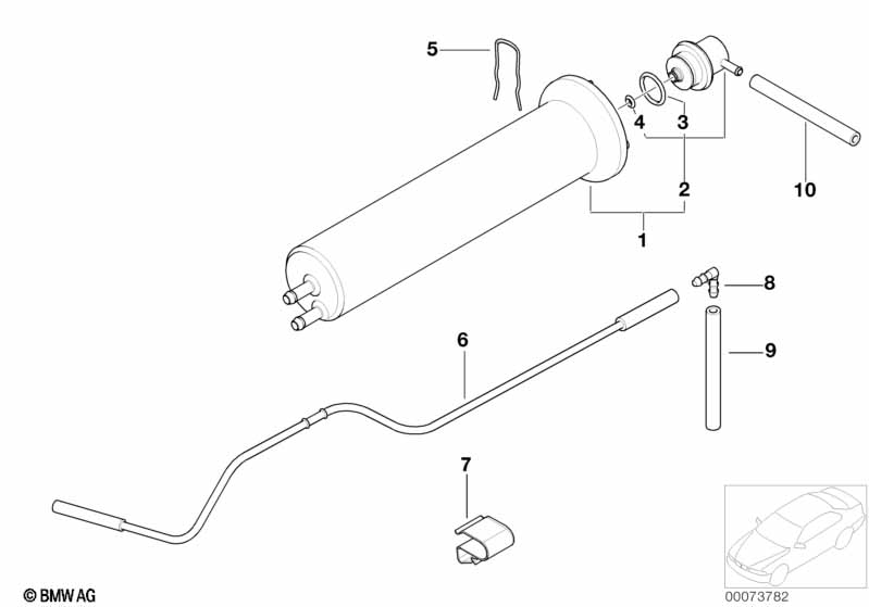 Genuine BMW 11747797115 Hose Running Meter 4,5X9mm (Inc. X5) | ML Performance UK Car Parts