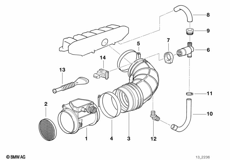 Mass air flow sensor