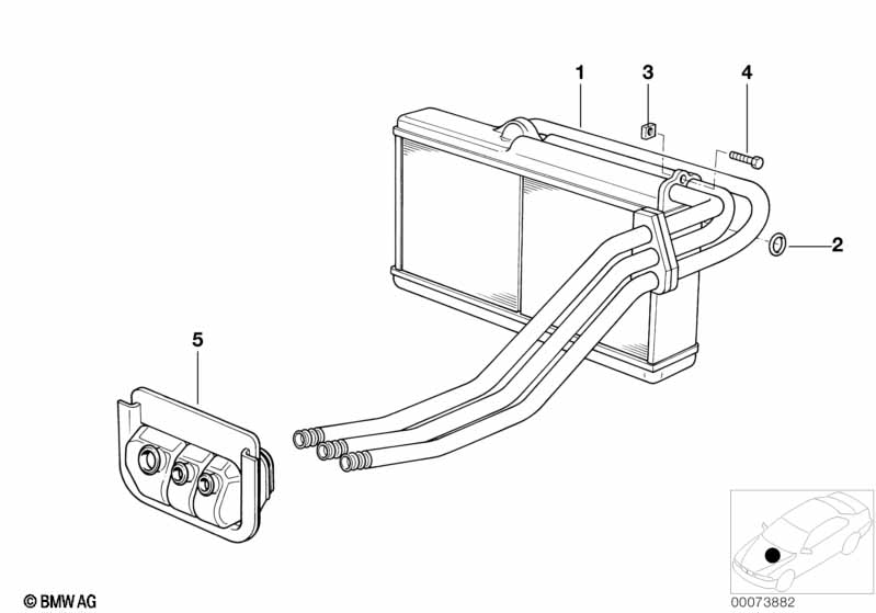 Heater radiator air condit.with microfil