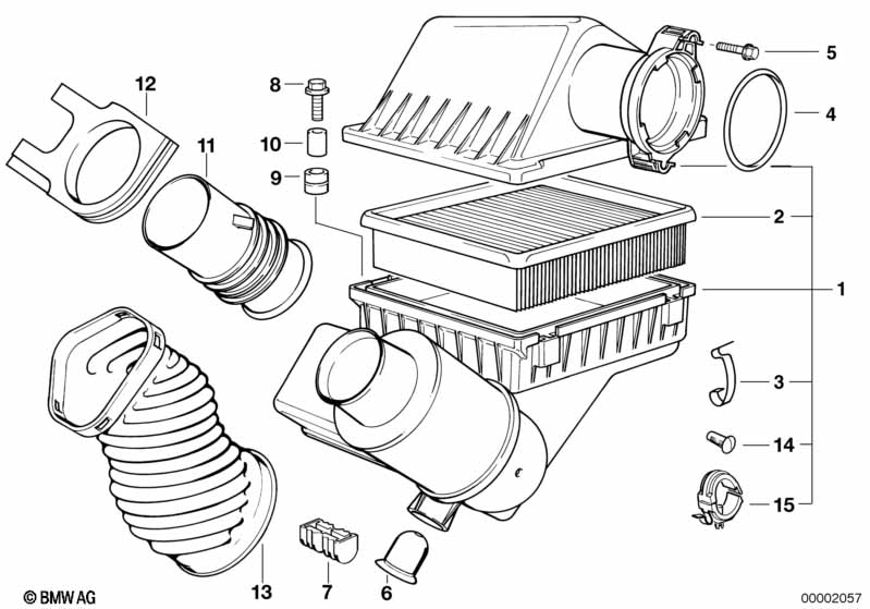 Genuine BMW 13711747012 E34 E32 Sealing (Inc. 740iL, 740i & 540i) | ML Performance EU Car Parts