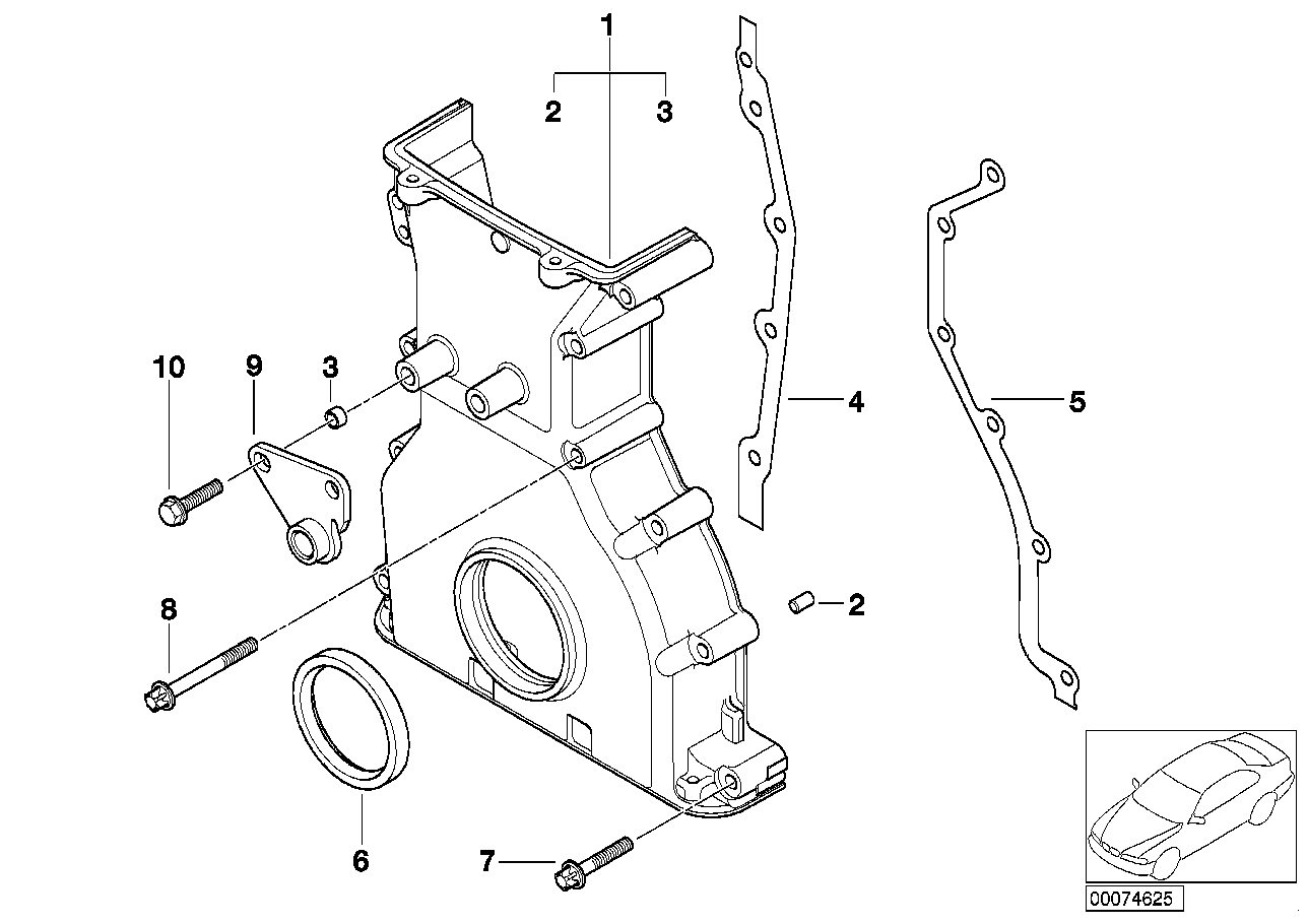 Genuine BMW 11141407693 E85 E86 E36 Gasket Asbestos Free (Inc. M3 CSL, Z4 M3.2 & M3) | ML Performance UK Car Parts