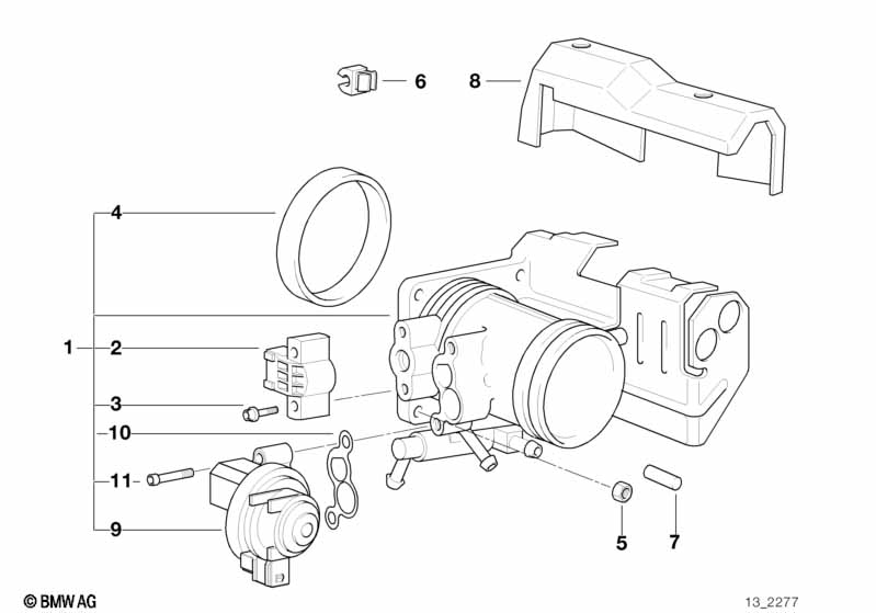 Genuine BMW 13631436000 E36 Throttle Valve Switch (Inc. 316i 1.6, 318Ci & 318i) | ML Performance UK Car Parts