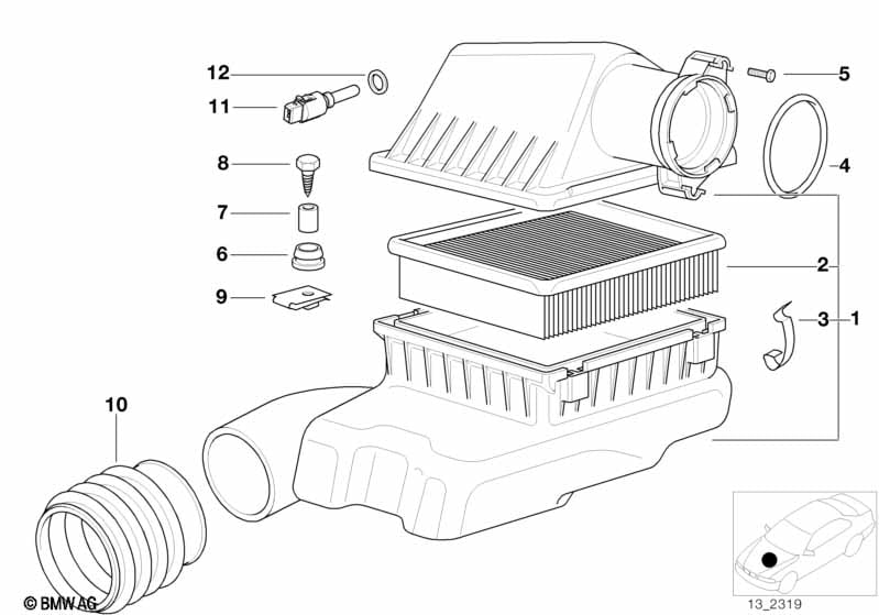 Intake muffler