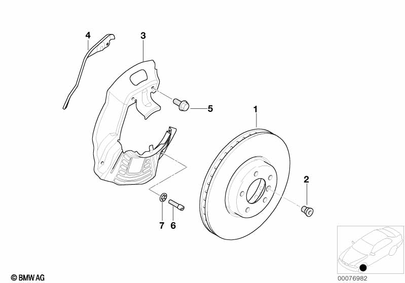 Front brake / brake disc