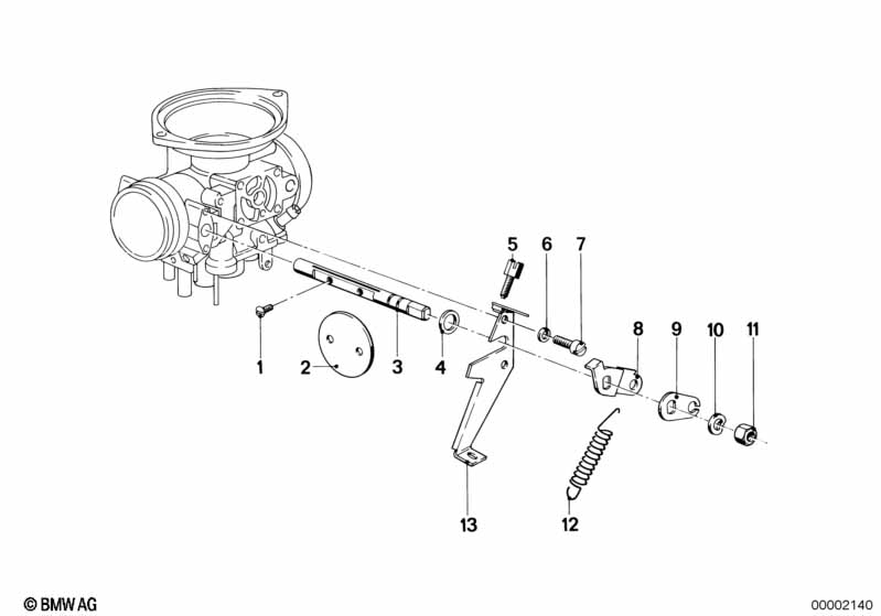 Genuine BMW 13111336586 Throttle (Inc. R65, R 80 G/S & R 75) | ML Performance EU Car Parts