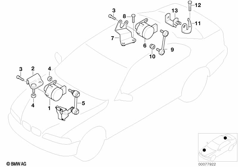 Genuine BMW 31122282404 E46 Front Angle Joint (Inc. M3 & M3 CSL) | ML Performance UK Car Parts
