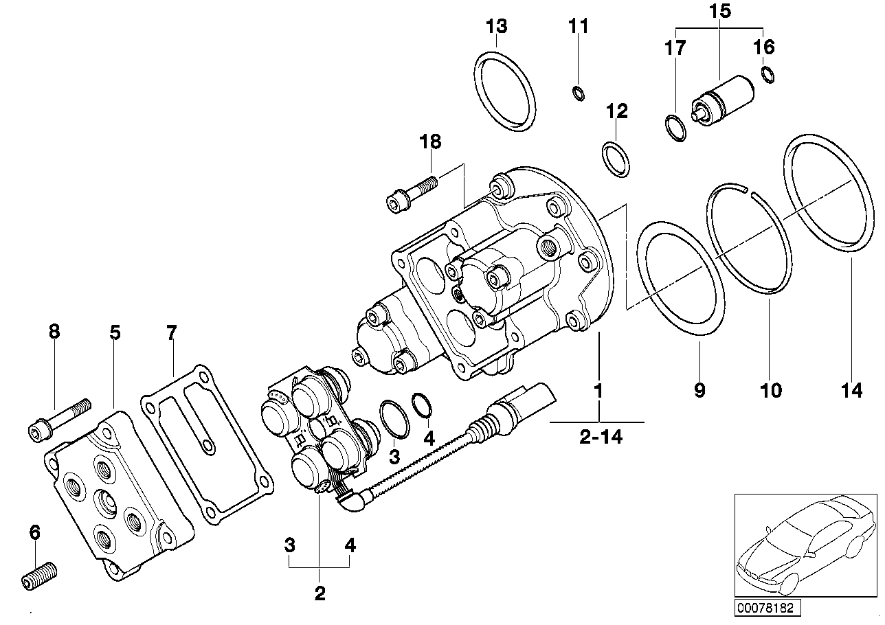 Genuine BMW 11361406377 E39 E52 O-Ring 25X2mm (Inc. M5 & Z8) | ML Performance UK Car Parts
