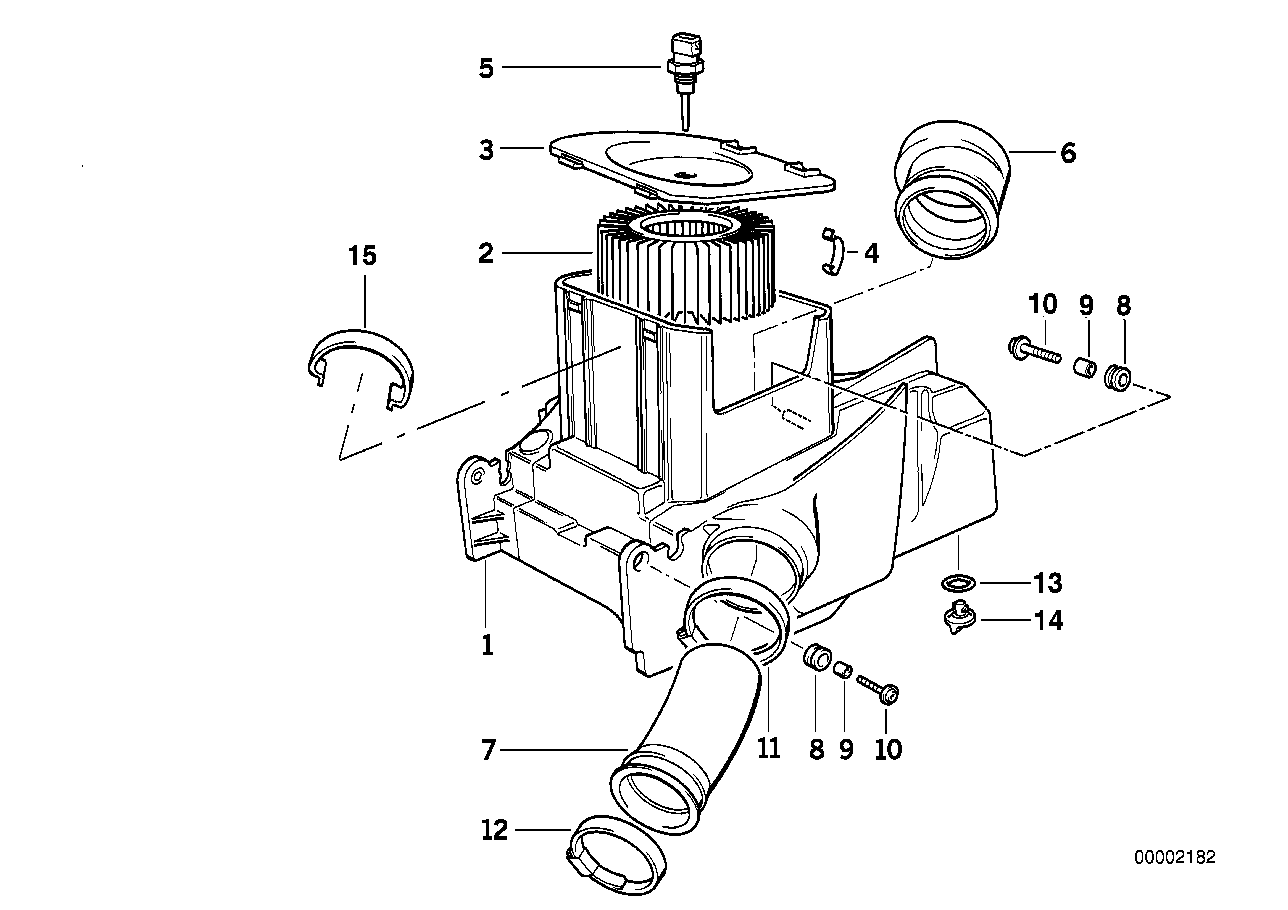 Intake silencer / Filter cartridge Intake silencer / Filter cartridge