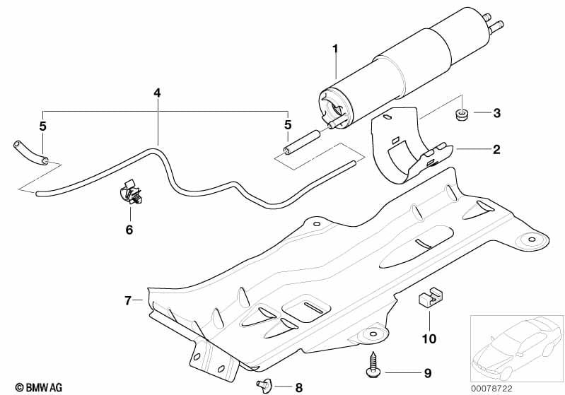 Fuel filter, pressure regulator