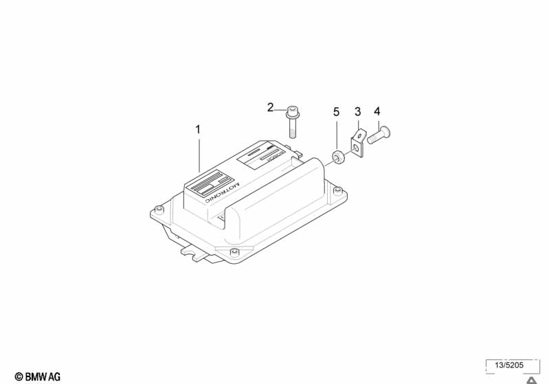 Control unit motronic