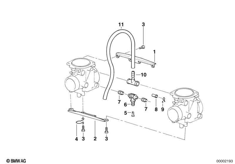Carburetor mounting parts