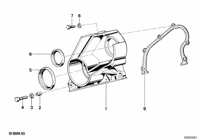 Timing cover lower