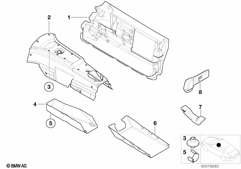 Genuine BMW 51488264210 E52 Sound Insulation, Loudspeaker, Right (Inc. ALPINA V8 & Z8) | ML Performance EU Car Parts
