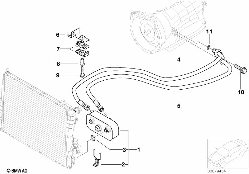 Genuine BMW 17221438676 E46 Oil Cooling Pipe Outlet A5S 360R (Inc. 325xi & 330xi) | ML Performance EU Car Parts