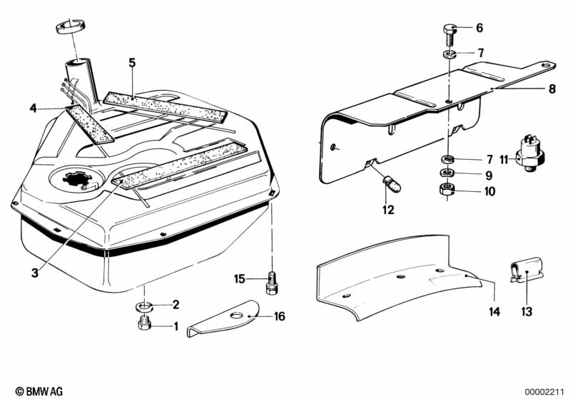 Genuine BMW 16111118105 E12 E24 E28 Protection Plate (Inc. 525i) | ML Performance UK Car Parts