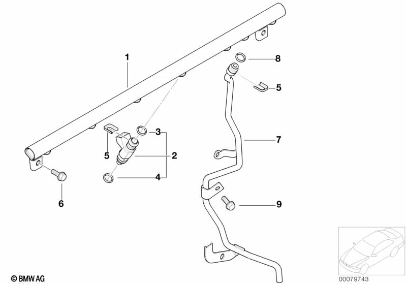 Genuine BMW 13647830975 E36 E85 E46 Injection Valve (Inc. M3, Z4 M3.2 & Z3 M) | ML Performance EU Car Parts