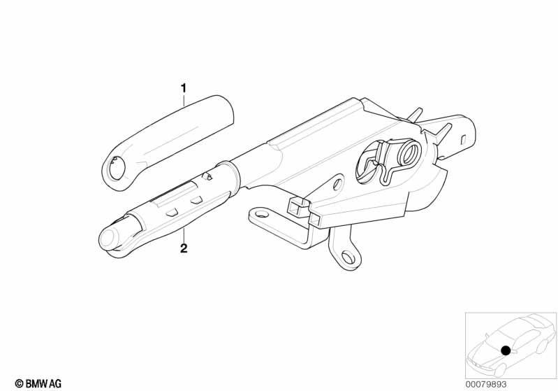 Individual wood ring f hand-brake lever