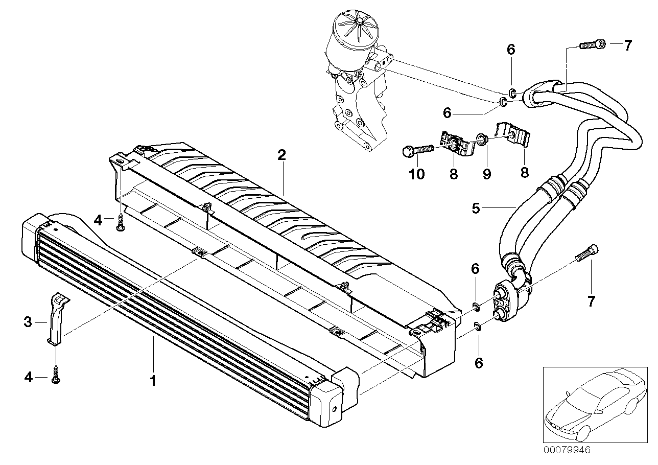 Genuine BMW 17222283209 E46 Oil Cooling Pipe (Inc. M3 & M3 CSL) | Duco Car Parts UK Car Parts
