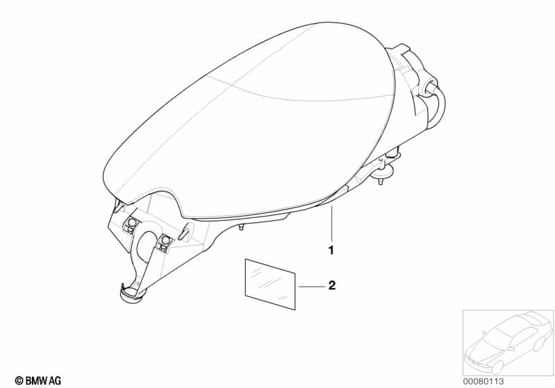 Genuine BMW 63128385933 E52 Headlight Xenon, Left (Inc. Alpina V8 & Z8) | ML Performance EU Car Parts