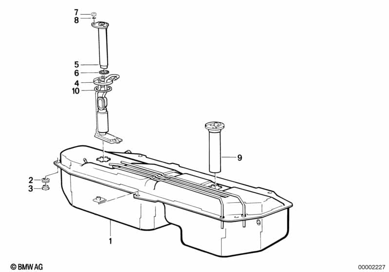 Fuel tank/fuel feed