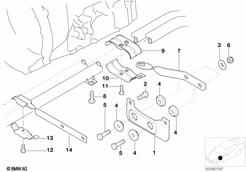 Suspension parts exhaust