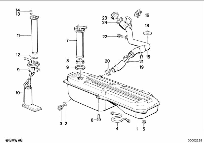 Genuine BMW 16111176708 E30 Spacer (Inc. 318is) | ML Performance UK Car Parts
