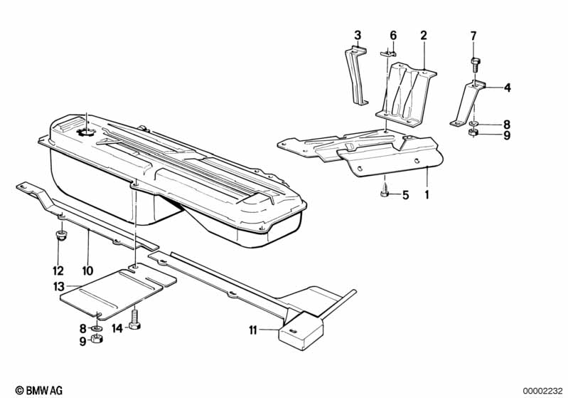 Genuine BMW 16111177347 E30 Bracket Right (Inc. 325e, 325i & 318i) | ML Performance UK Car Parts