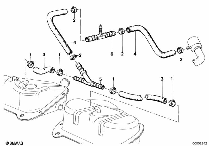 Expansion tank/tubing