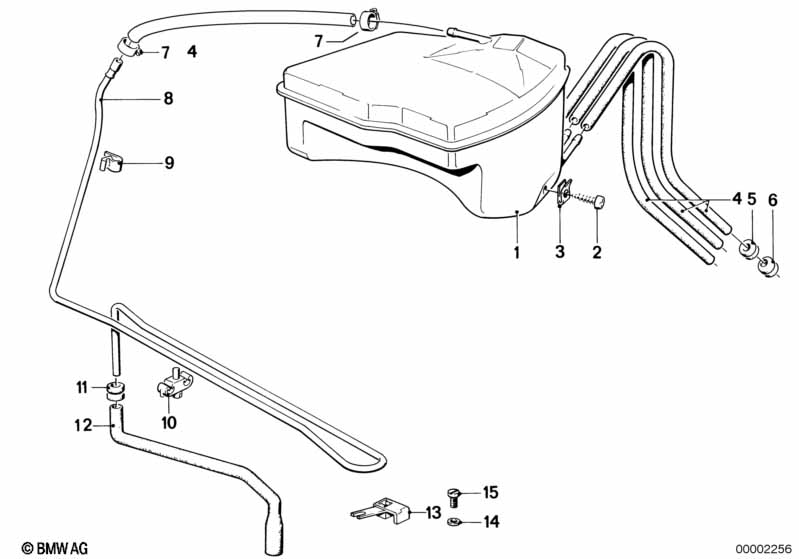 Genuine BMW 16131152524 E28 E24 Vent Pipe (Inc. 528e) | ML Performance UK Car Parts