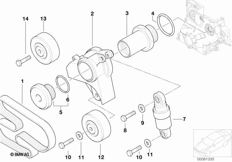 Genuine BMW 07119900902 E31 E53 E52 Hex Bolt M8X32-ZNS (Inc. Z8) | ML Performance UK Car Parts