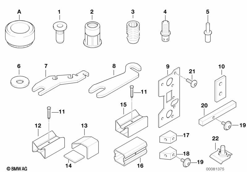 Genuine BMW 41007029667 EWB Drophead RR11 Clip Nut M6 (Inc. ALPINA V8, Z8 & Cullinan) | ML Performance EU Car Parts