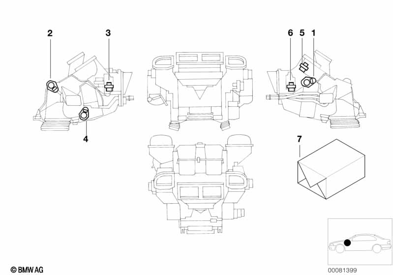 Actuator for automatic air condition