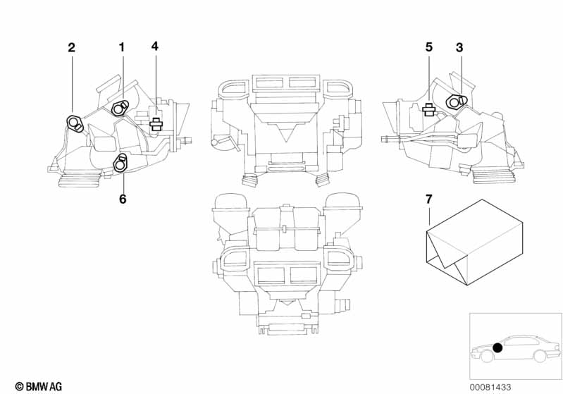 Actuator for automatic air condition